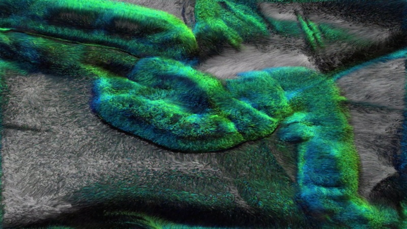 Artificial Landscape's Flows