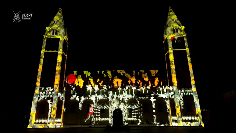 Creation - mapping at Zsolnay Light Festival in Pecs Hungary 2025