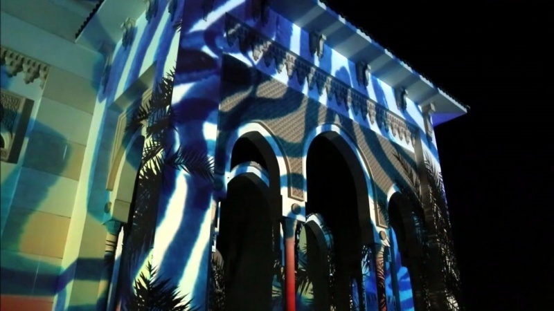 Undines - Sharjah Light Festival 2015 - 360° monumental videomapping