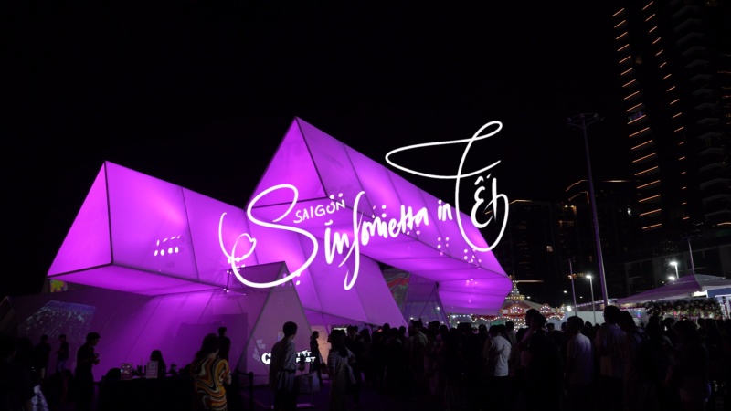 Saigon Sinfonietta In Tet - Immersive Projection Mapping