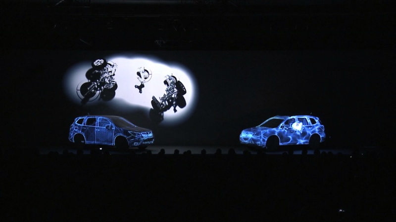 SUBARU FORESTER 3D PROJECTION MAPPING