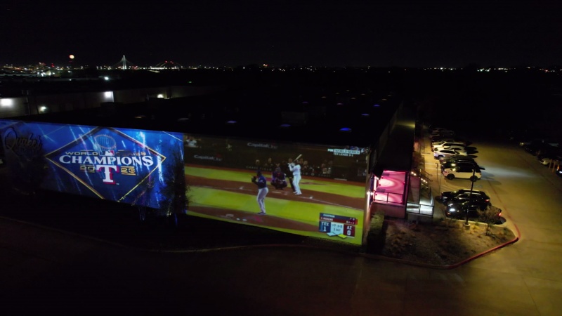 Texas Rangers Projection Mapping